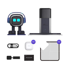 A Photo Of EMO Go Home – The Ultimate AI-Powered Desktop Robot with Self-Charging & Smart Features