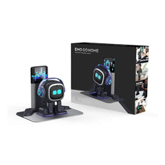 A Photo Of EMO Go Home – The Ultimate AI-Powered Desktop Robot with Self-Charging & Smart Features
