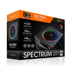 A Photo Of Xigmatek Spectrum - 700w Power Supply 80 PLUS