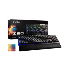 A Photo Of EVGA Z20 - RGB Wired Full-size Optical Mechanical Keyboard - Linear Switch | 811-W1-20US-KR