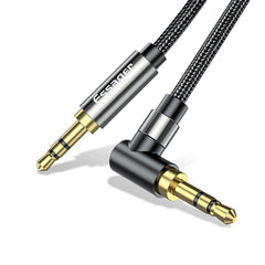 A Photo Of Essager AUX 3.5mm Audio Jack HiFi Elbow Adapter Cable 1.5M - EYP35-WTA01