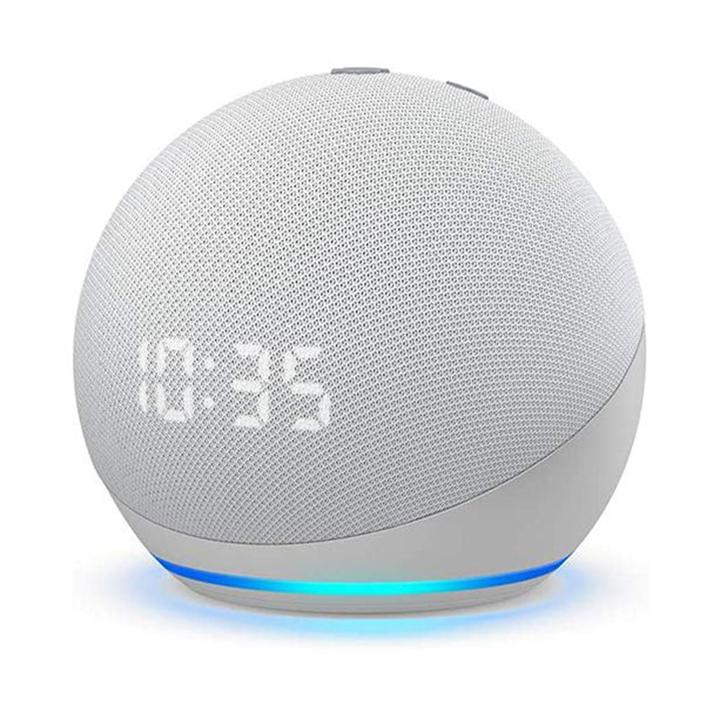 A Photo Of Amazon Echo Dot (4th Gen) Smart Speaker with Clock – Compact Design, Crisp Sound, and Alexa Integration
