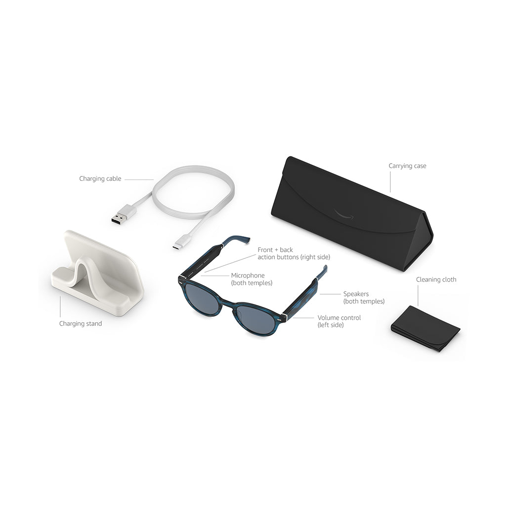 A Photo Of Amazon Echo Frames (3rd Gen) | Smart Glasses with Alexa – Stylish Audio Glasses for Enhanced Connectivity