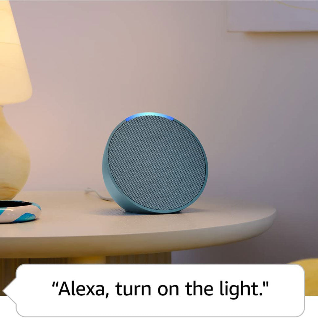 A Photo Of Amazon Echo Pop Compact Smart Speaker with Alexa – Full Sound, Charcoal