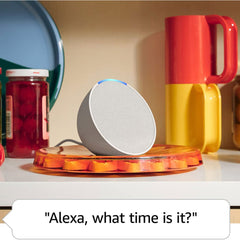 A Photo Of Amazon Echo Pop Compact Smart Speaker with Alexa – Full Sound, Charcoal