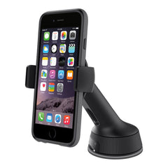 A Photo Of Belkin F8M978BT Car Universal Mount - Adjustable Smartphone Holder for Devices up to 6 inches, 360° Rotation, Includes Dashboard Adapter
