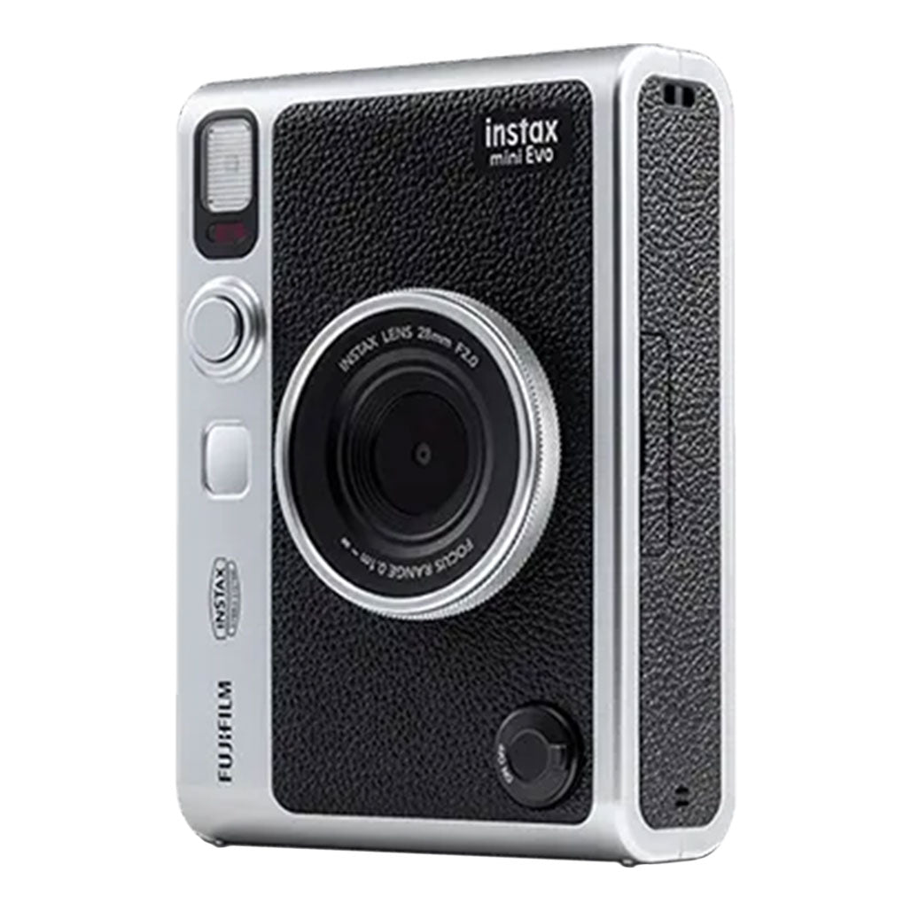 A Photo Of Fujifilm Instax Mini Evo Camera - Black, USB Type-C, 100 Creative Expressions