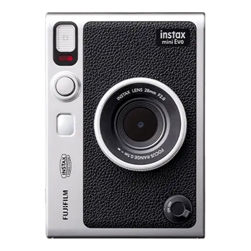 A Photo Of Fujifilm Instax Mini Evo Camera - Black, USB Type-C, 100 Creative Expressions
