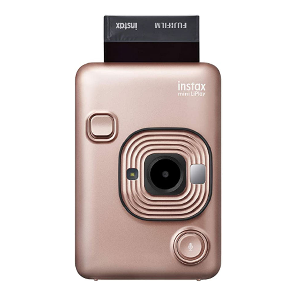 A Photo Of FUJIFILM Instax Mini LiPlay: Compact Hybrid Instant Camera with 4.9 MP CMOS Sensor and Bluetooth Connectivity (USB Micro-B)