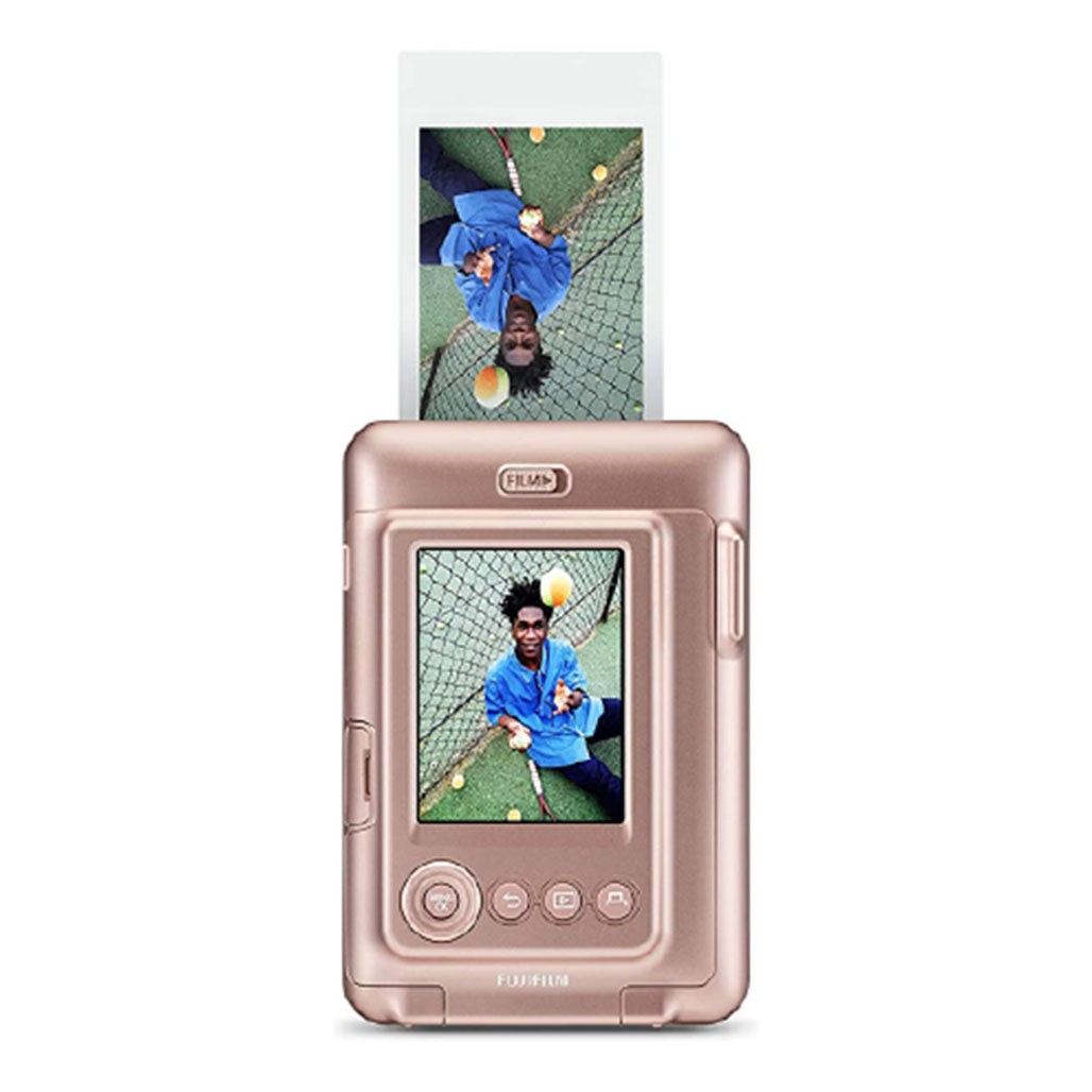 A Photo Of FUJIFILM Instax Mini LiPlay: Compact Hybrid Instant Camera with 4.9 MP CMOS Sensor and Bluetooth Connectivity (USB Micro-B)