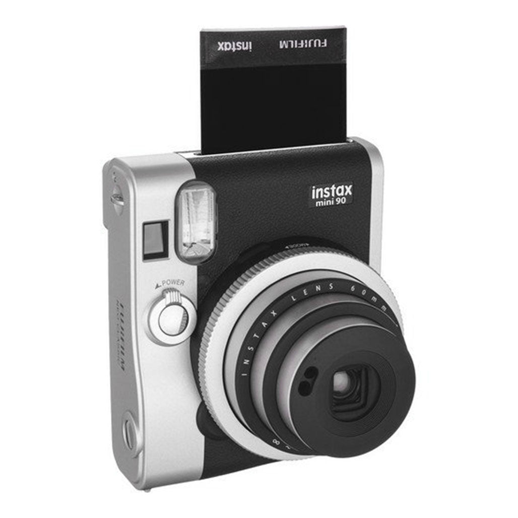 A Photo Of Fujifilm Instax Mini 90 Neo Classic Instant Camera - Black, Stylish Design with Advanced Features
