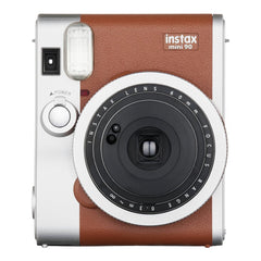 A Photo Of Fujifilm Instax Mini 90 Neo Classic Instant Camera - Brown, Stylish and Versatile with Advanced Features