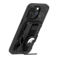 A Photo Of AULUMU G03 Multi-Tool Magnetic Metal Wallet | Carbon Fiber Cover | MagSafe