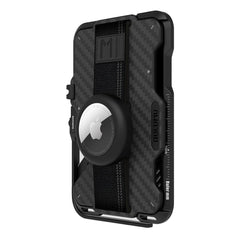 A Photo Of AULUMU G03 Multi-Tool Magnetic Metal Wallet | Carbon Fiber Cover | MagSafe