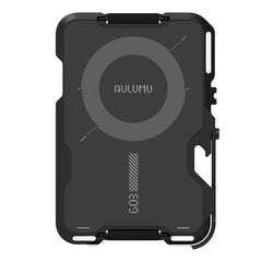 A Photo Of AULUMU G03 Multi-Tool Magnetic Metal Wallet | Carbon Fiber Cover | MagSafe