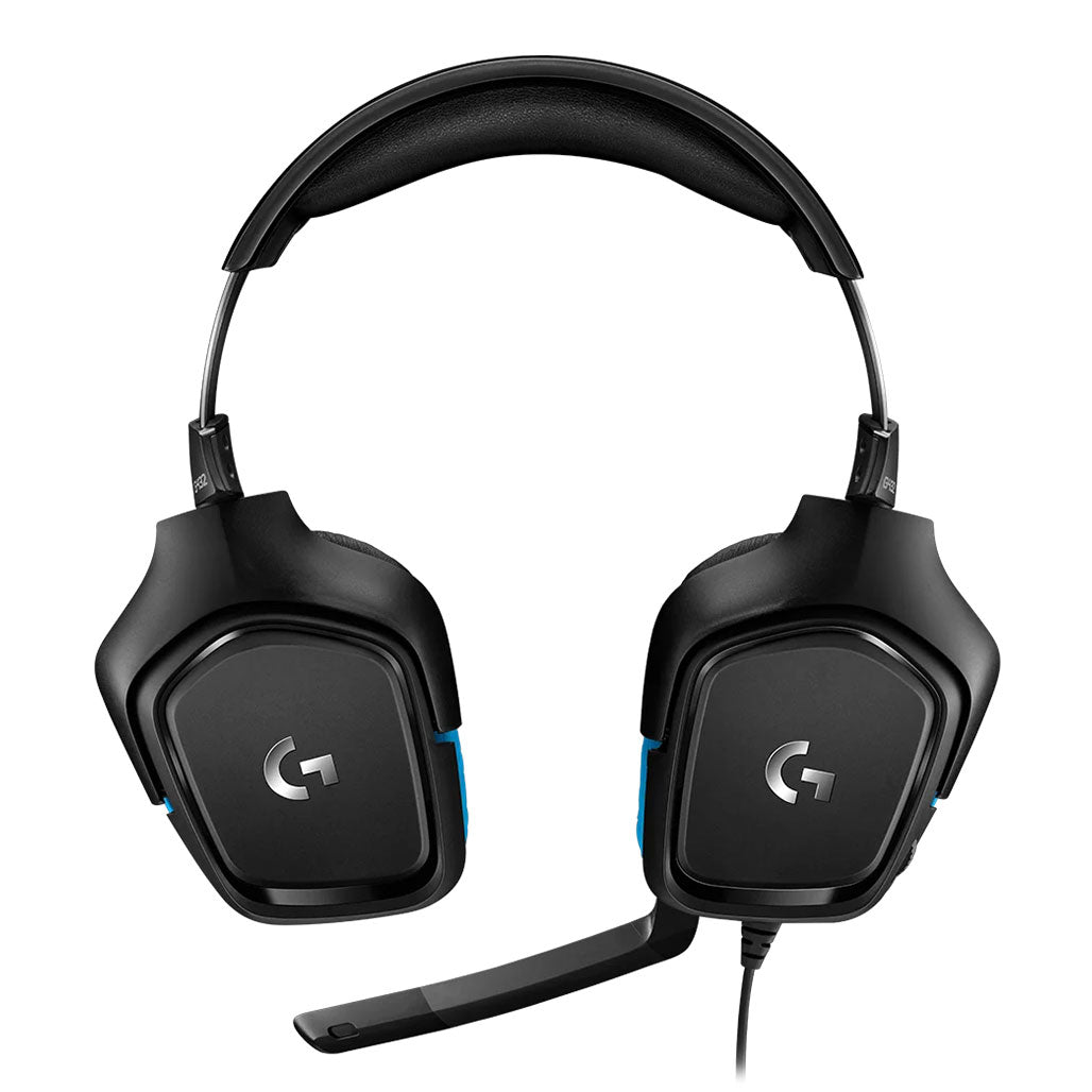A Photo Of Logitech G432 - 7.1 Surround Sound Wired Gaming Headset with 50mm Drivers and 6mm Microphone - 981-000770