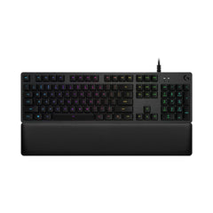 A Photo Of Logitech 920-008934 G513 - Carbon - Lightsync RGB Full-Size Wired Mechanical Gaming Keyboard with Detachable Palmrest