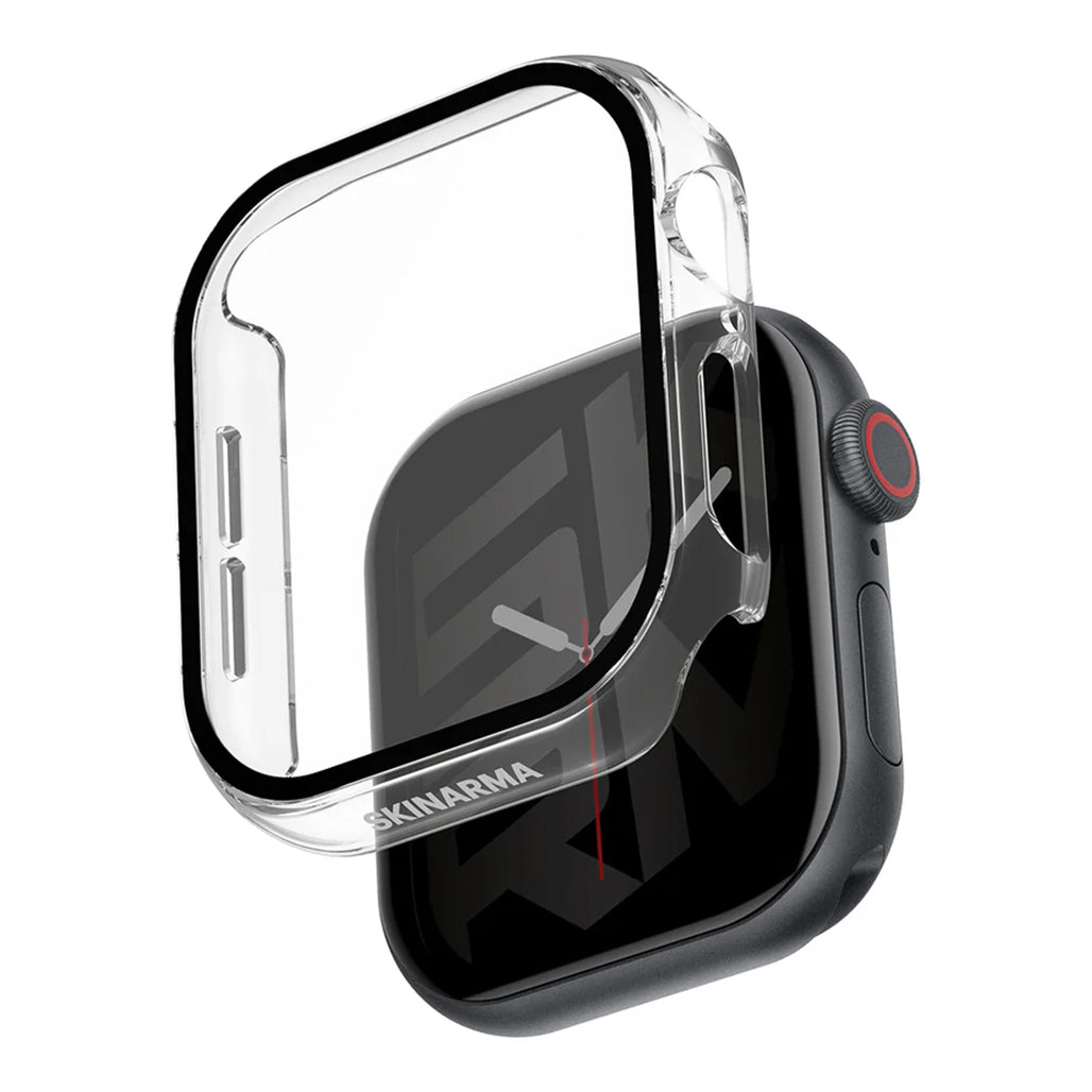 A Photo Of Skinarma GADO Slim Protective Case for Apple Watch Series 10 - 42mm with Tempered Glass Shield