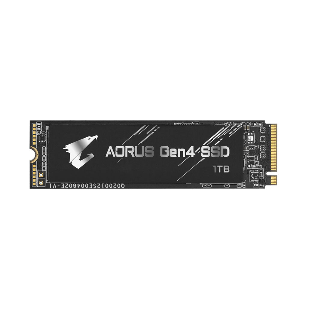 A Photo Of Gigabyte Aorus Gen4 SSD 1TB - High-Speed Performance with NVMe 1.3 and 3D TLC NAND