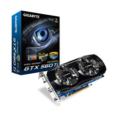 A Photo Of Gigabyte GeForce GTX 560 Ti Graphics Card - 1GB GDDR5, 900 MHz Core Clock, Dual DVI-I, Mini HDMI