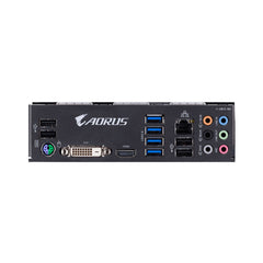 A Photo Of Gigabyte B450 Aorus ELITE (rev. 1.1) AM4 Motherboard - Efficient ATX Board with DDR4, PCIe 3.0, and Multi-Graphics Support