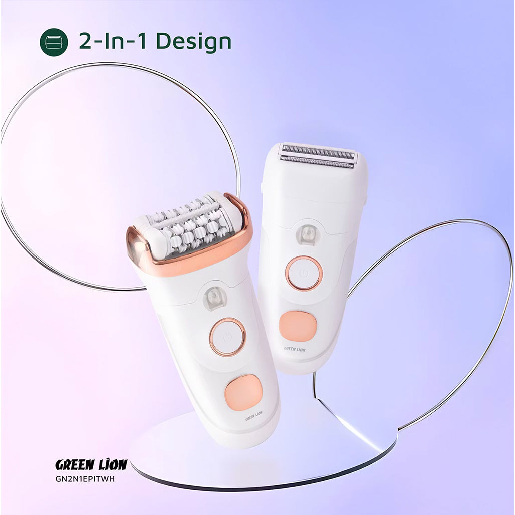 A Photo Of Green Lion 2 in 1 Epilator - Shave, Trim, Epilate