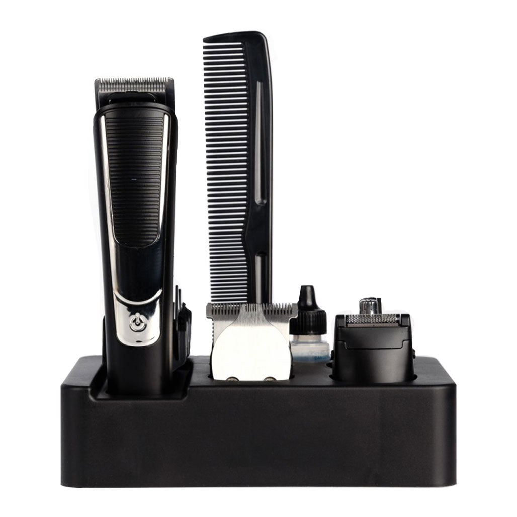 A Photo Of Green Lion 5in1 Grooming Set 600mAh - Black