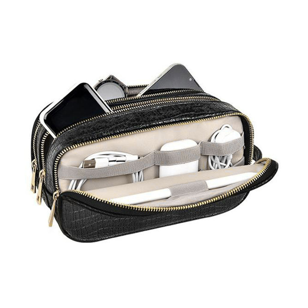 A Photo Of Green Lion GNCITICRPCHBK Citizen Croco Leather Pouch