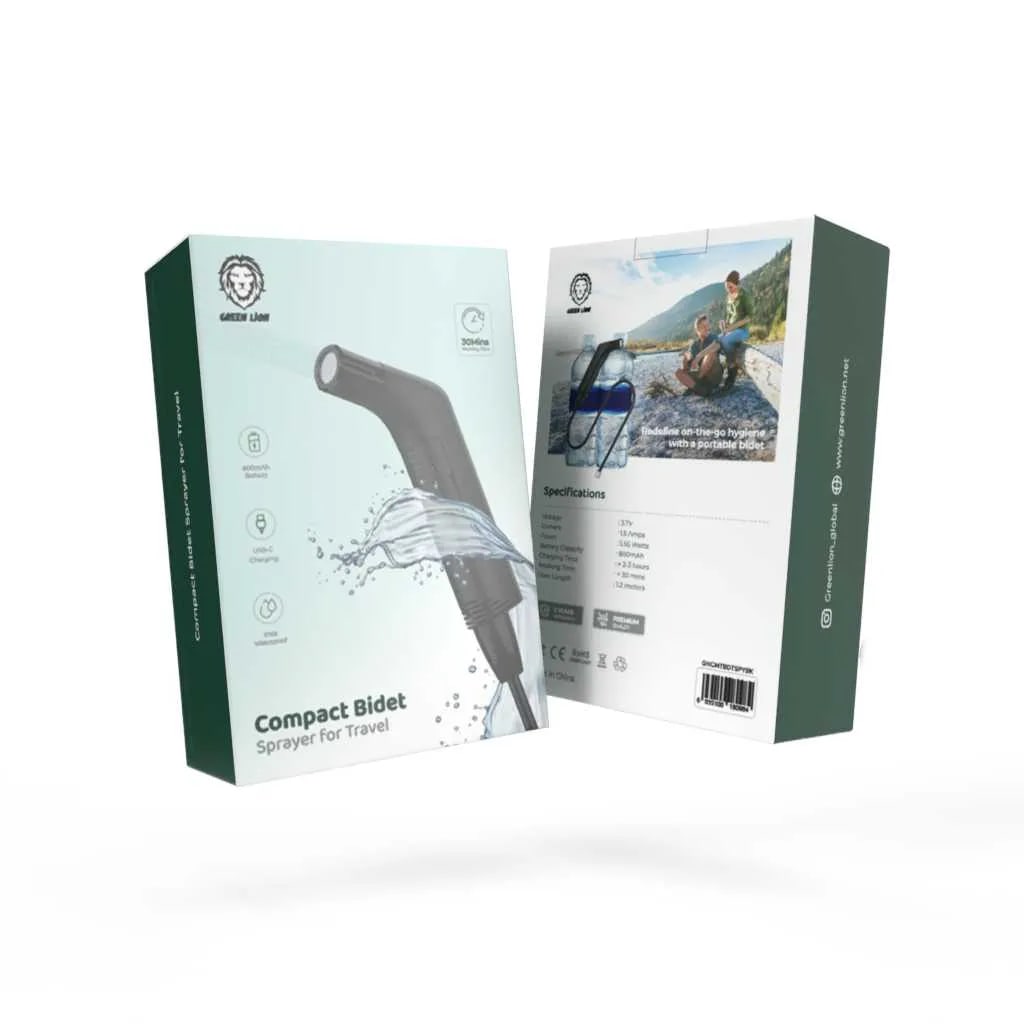 A Photo Of Green Lion Compact Bidet - GNCMTBDTSPYBK