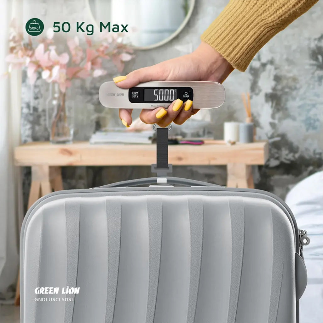 A Photo Of Green Lion Digital Luggage Scale - Silver