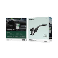 A Photo Of Green Lion Flex Charge Pro Phone Holder – Black, MagSafe Compatible, 15W Wireless Charging, 360° Rotation