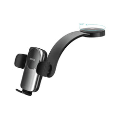 A Photo Of Green Lion Flex Charge Pro Phone Holder – Black, MagSafe Compatible, 15W Wireless Charging, 360° Rotation