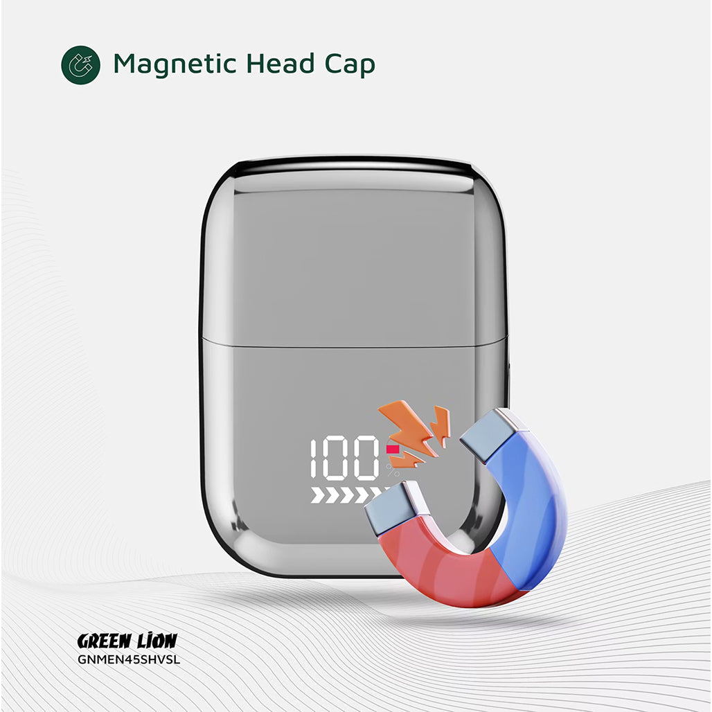 A Photo Of Green Lion Men's Shaver X Wet and Dry Use