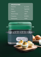A Photo Of Green Lion Smart Egg Cooker - GNSMEGGCKRGN