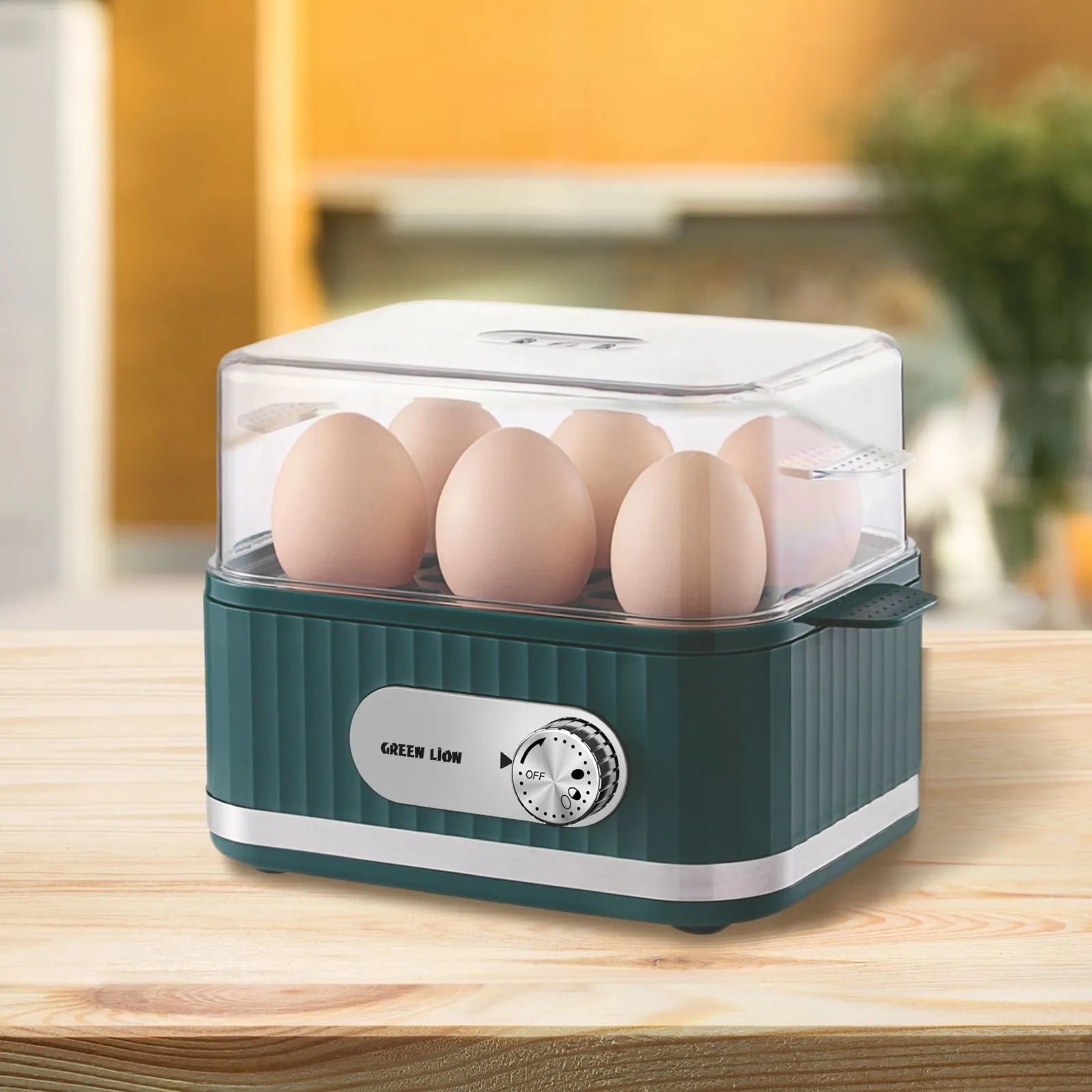 A Photo Of Green Lion Smart Egg Cooker - GNSMEGGCKRGN