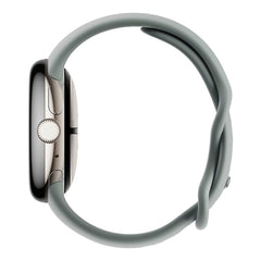 A Photo Of Google Pixel Watch 2 - Champagne Gold Aluminum Case / Hazel Active Band