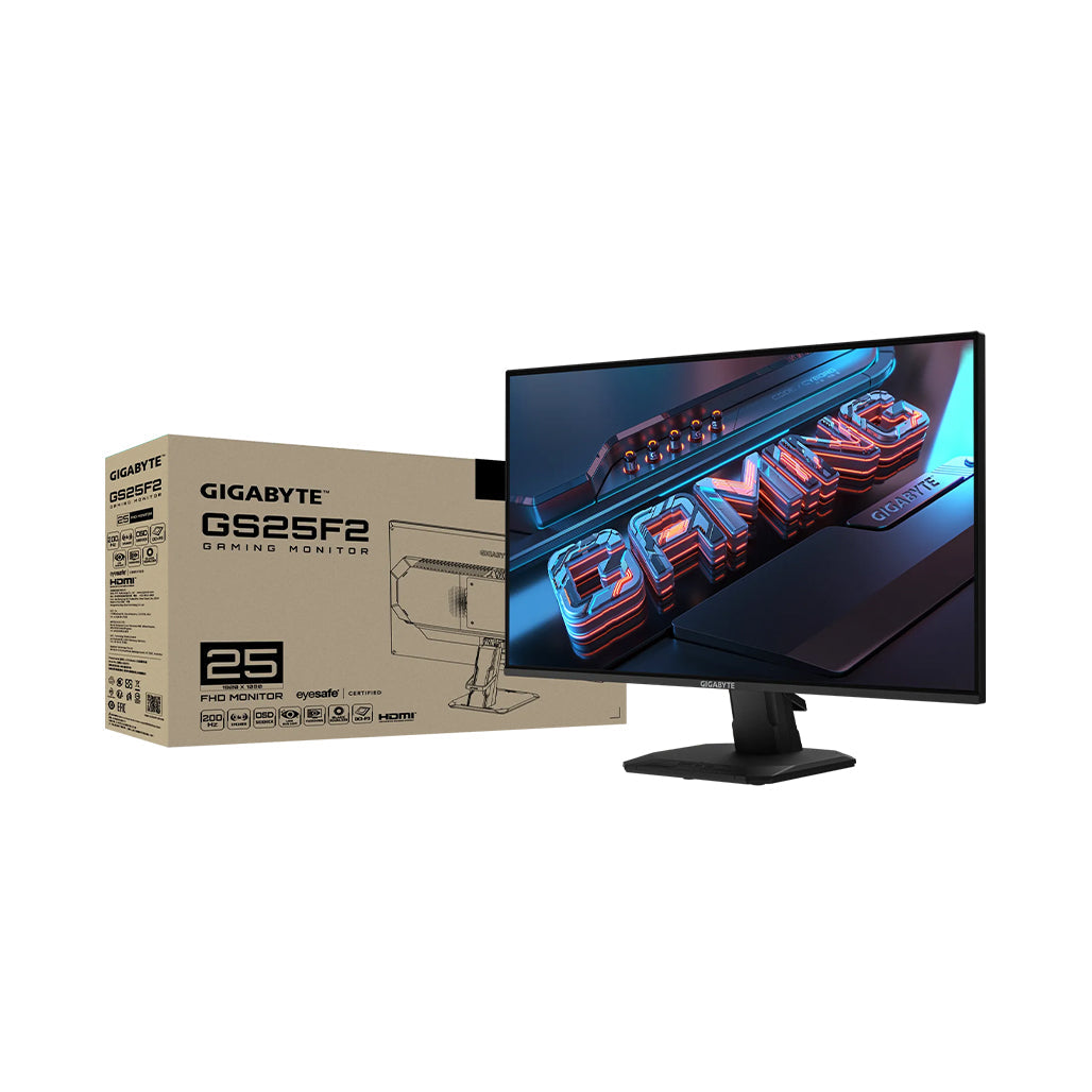A Photo Of Gigabyte GS25F2 - 24.5” FHD 200Hz Gaming Monitor