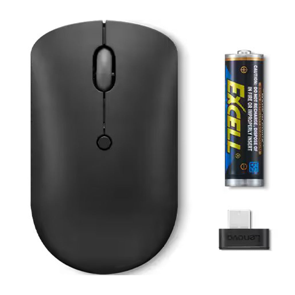 A Photo Of Lenovo 400 USB-C Wireless Compact Mouse - Portable and Precision-Driven Performance