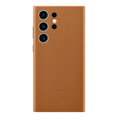 A Photo Of Samsung Galaxy S23 Ultra Leather Case – Elegant Genuine Leather Protection