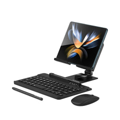 A Photo Of Wireless Keyboard and Mouse Set with Pencil & Folding Bracket for Samsung Fold