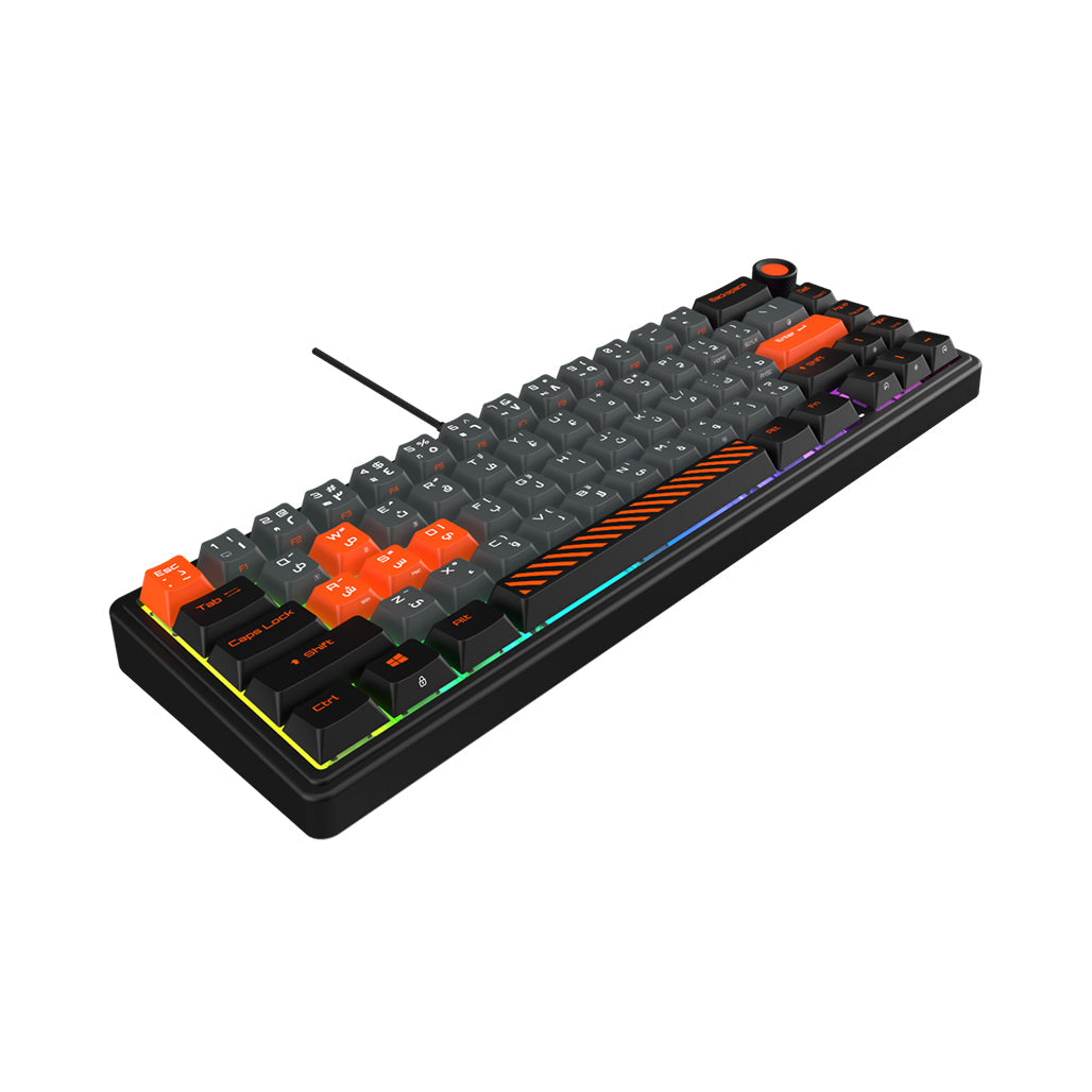 A Photo Of GamerTek Fusion 65% Wireless Mechanical Gaming Keyboard - Black