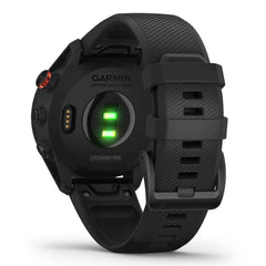 A Photo Of Garmin Approach S62 Bundle - 010-02200-02 - Black Ceramic Bezel with Black Silicone Band
