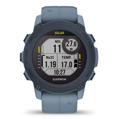 A Photo Of Garmin Descent G1 Solar - 010-02604-13 - Dive Computer - Hurricane Blue