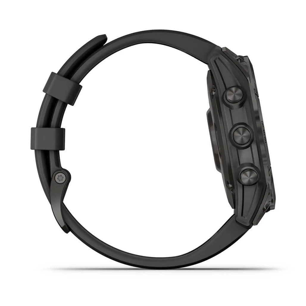 A Photo Of Garmin epix™ (Gen 2) Sapphire Edition - 010-02582-11 - Black Titanium with Black Band