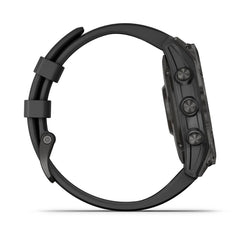 A Photo Of Garmin epix™ (Gen 2) Sapphire Edition - 010-02582-11 - Black Titanium with Black Band