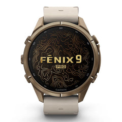 A Photo Of Garmin fēnix® 9 Pro 43mm - Titanium AMOLED GPS Smartwatch with inReach LTE & Satellite Connectivity