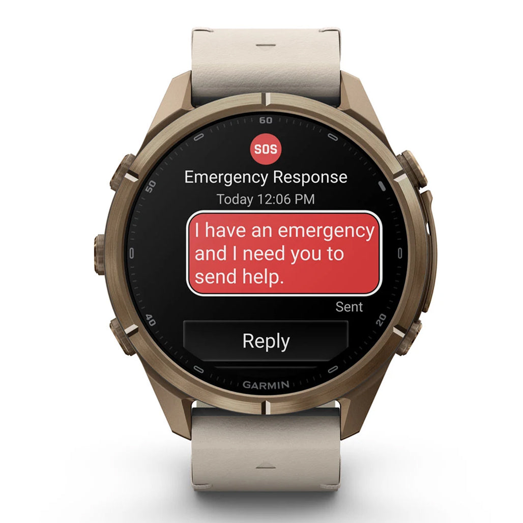 A Photo Of Garmin fēnix® 9 Pro 43mm - Titanium AMOLED GPS Smartwatch with inReach LTE & Satellite Connectivity