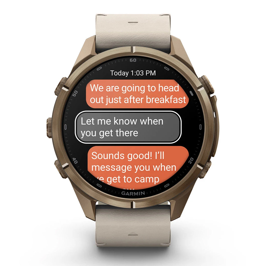 A Photo Of Garmin fēnix® 9 Pro 43mm - Titanium AMOLED GPS Smartwatch with inReach LTE & Satellite Connectivity