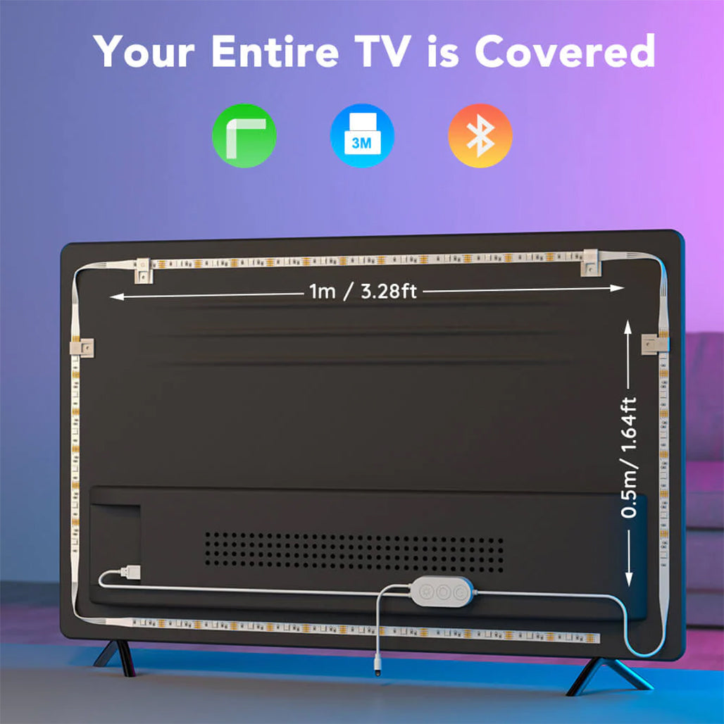 A Photo Of Govee RGB Bluetooth LED Backlight For TVs 46-60