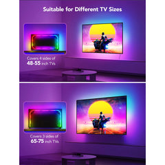 A Photo Of Govee RGBIC Neon TV Backlight 3m | H61B2